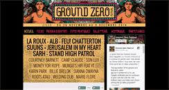 Desktop Screenshot of groundzerofestival.fr